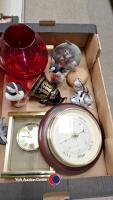 2 Boxes of assorted household items inc clocks and ornaments - 3