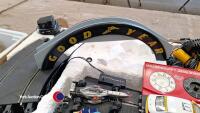 Car racing set, 4 cars with lots of extra track etc - 3