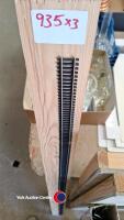 Hornby flexible train tracks on 2 boards with box of additional track - 3