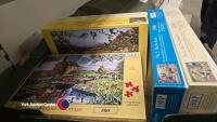 Box of assorted jigsaw puzzles - 2