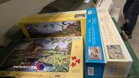 Box of assorted jigsaw puzzles - 4