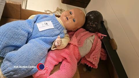 2 x vintage dolls