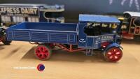 Box of die cast trains and wagons - 5