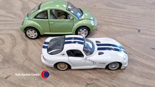 2 x model cars