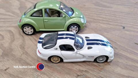 2 x model cars