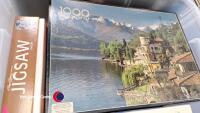 2 x boxes of assorted jigsaws - 3