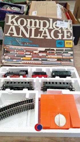Piko model railway train set, boxed