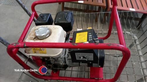 Honda GX60 generator 110/240 volts no power out of 110 looks like faulty reset button 240 works fine