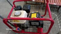Honda GX60 generator 110/240 volts no power out of 110 looks like faulty reset button 240 works fine