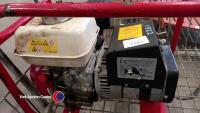 Honda GX60 generator 110/240 volts no power out of 110 looks like faulty reset button 240 works fine - 2