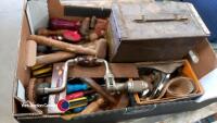 Selection of tools, screwdrivers and a Stanley wood plane