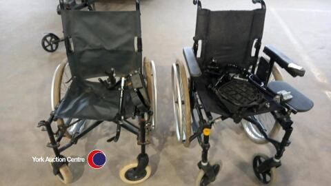 2 wheel chairs