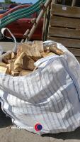 Ventilated bulk bag of logs