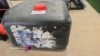 Caravan waste water container