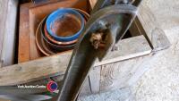 Metal garden bench ends and back - 5