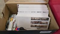 120 First day stamp covers, album and loose stamps - 2