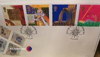 120 First day stamp covers, album and loose stamps - 4