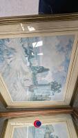 14 x assorted pictures plus mirror - 2
