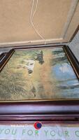 14 x assorted pictures plus mirror - 3