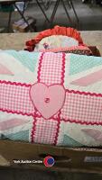 Various cushions, some vintage including patchwork - 3