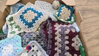 Various crocheted squares - 2