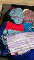 Various knitted squares - 2