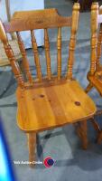 4 Pine Chairs - 3