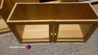 Tall bookcase with glass doors - 4