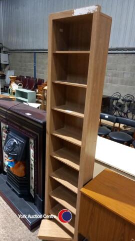 Tall slim bookcase
