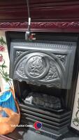 Victorian style contemporary electric fireplace surround and fire - 3