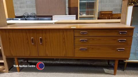 Circa 1970's sideboard with drawers and cupboards
