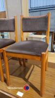 Schreiber drop leaf dining table with 4 dining chairs - 2