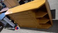 5 Drawer unit with matching end shelf units - 2