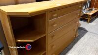 5 Drawer unit with matching end shelf units - 4