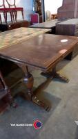 Single drawer leaf table
