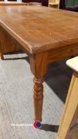 Small pine dining table - 3