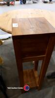 Tall telephone table with drawer - 2