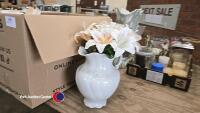 Box of vases and flowers - 2