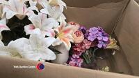 Box of vases and flowers - 3