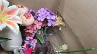 Box of vases and flowers - 4