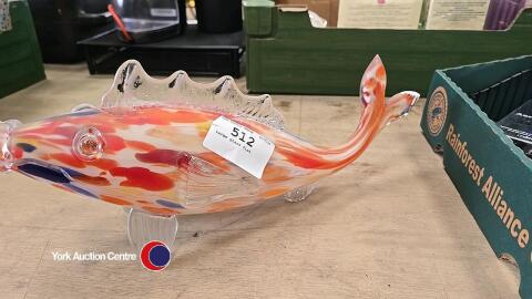 Large glass fish