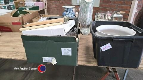 2 x boxes of miscellaneous household items