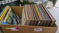 Box of vinyl LP's