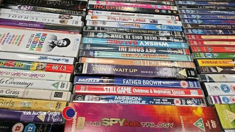 2 x boxes of DVDs