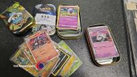 Tin of Pokémon cards - 2