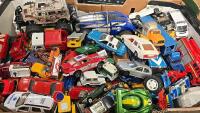 Box of diecast