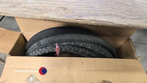 Quantity of bicycle tyres