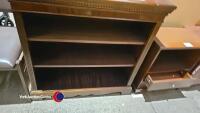 Mahogany low bookcase - 3