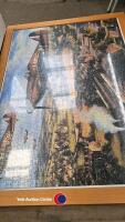 3 x WW2 aircraft prints and jigsaw spitfire picture - 5