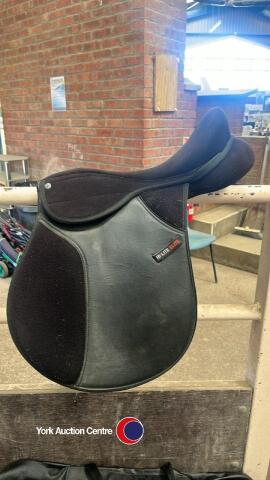 15' black Elite synthetic saddle